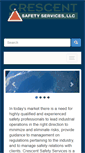 Mobile Screenshot of crescentsafetyservices.com